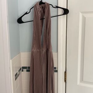 ASOS full length halter jumpsuit — size M